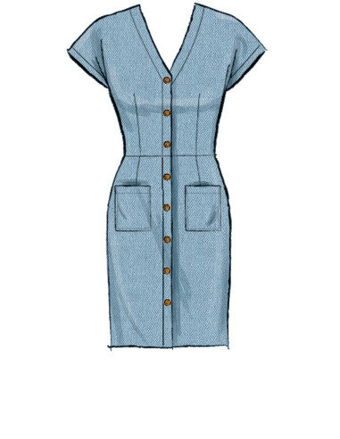 Molde de vestidos e cinto - McCall's 7920