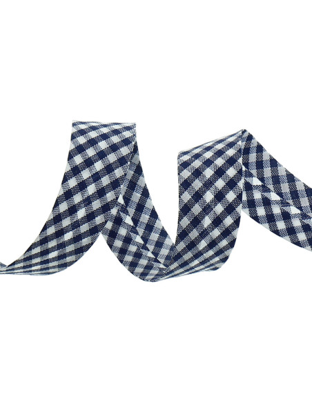 Viés vichy - Azul marinho