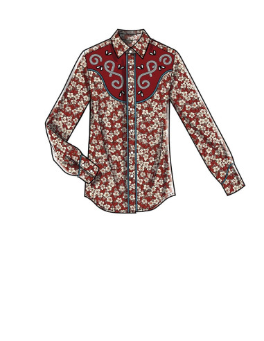 Molde de camisas - McCall's 7980