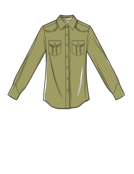 Molde de camisas - McCall's 7980