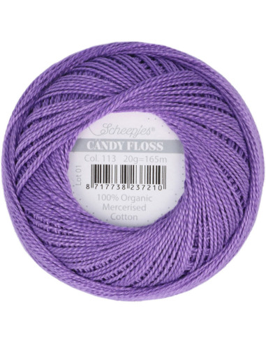 Fio de algodão perlé Scheepjes Candy Floss