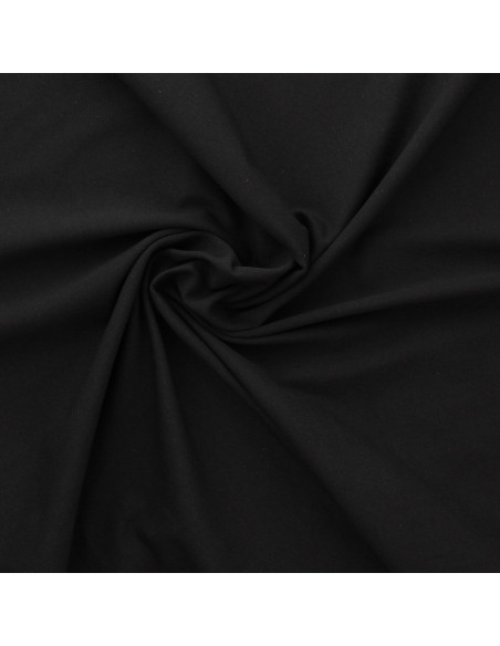 Tecido jersey de algodão - Preto