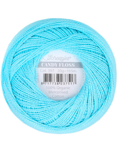 Fio de algodão perlé Scheepjes Candy Floss