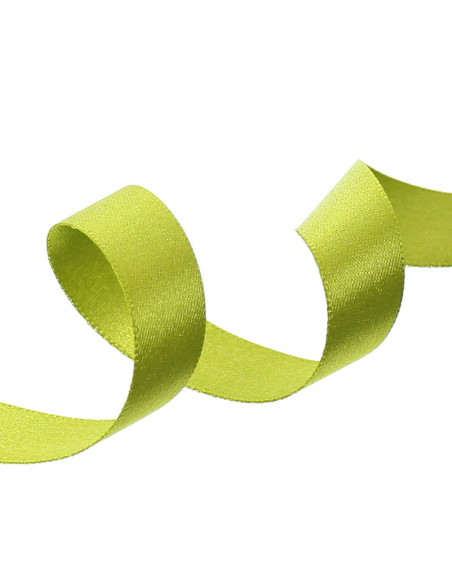 Fita de cetim lurex - Verde maçã