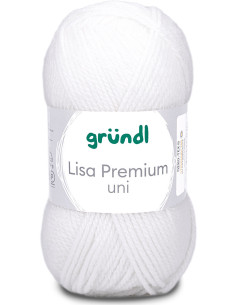 Fio para tricotar Lisa Premium liso Gründl 2