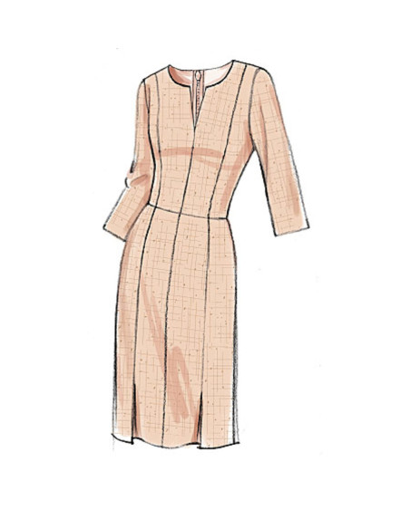 Molde de vestido - Vogue 9167