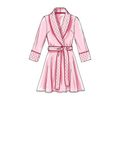 Molde de casaco, robe, calça e cinto - McCall's 7875 2