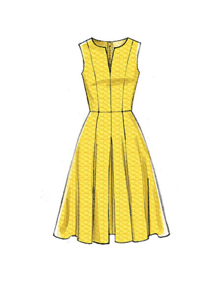 Molde de vestido - Vogue 9167