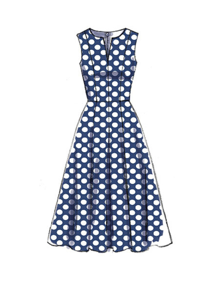 Molde de vestido - Vogue 9167