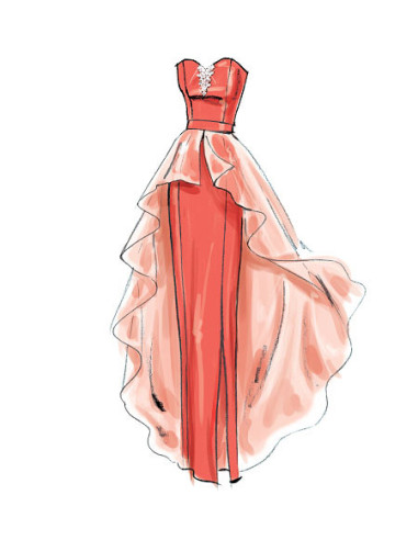 Molde de vestidos e cinto - McCall's 6838