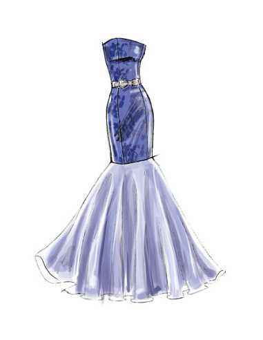 Molde de vestidos e cinto - McCall's 6838
