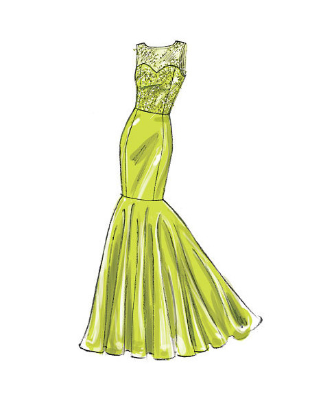 Molde de vestidos e cinto - McCall's 6838