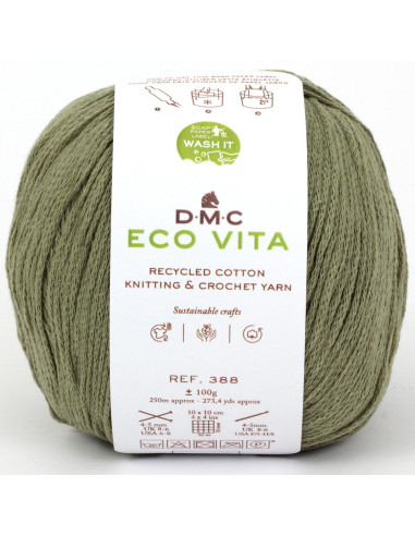 Algodão reciclado Eco Vita DMC
