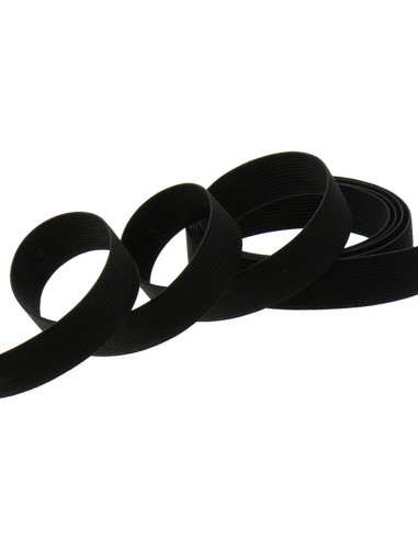 Pulseira de malha elástica preta