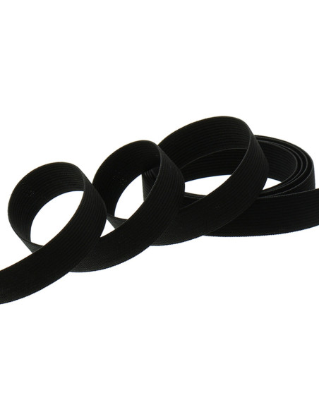 Pulseira de malha elástica preta