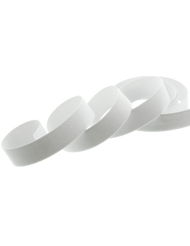 Pulseira de malha elástica branca