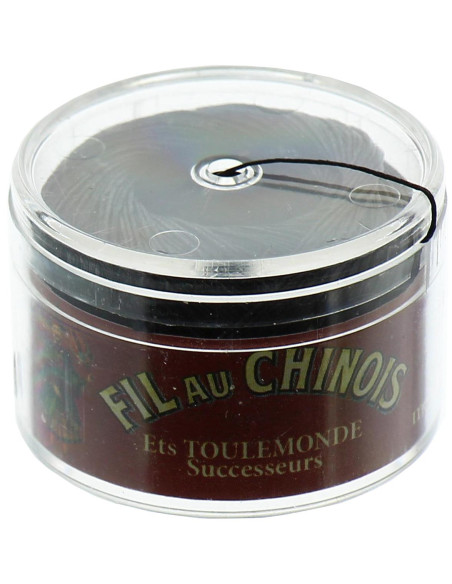 Cápsula de fio de linho torcido glaceado ao chinês