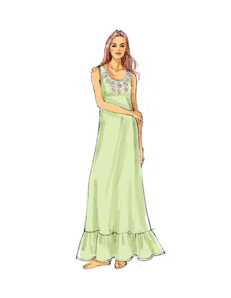Molde de blusa, vestido e calça - Butterick 5792