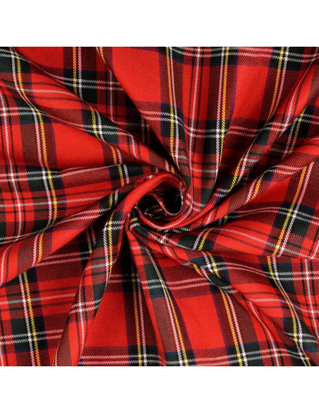Tecidos tartan escoceses - Vermelho