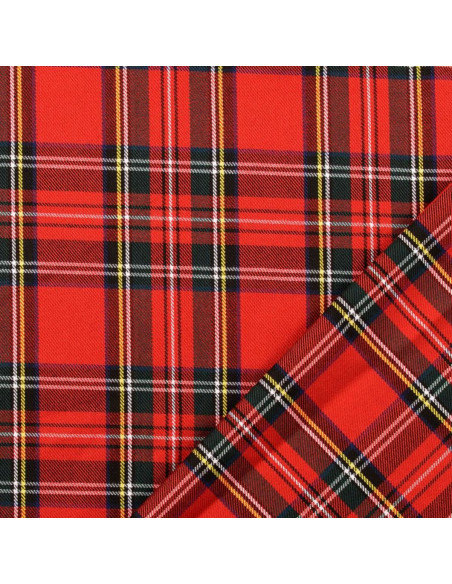 Tecidos tartan escoceses - Vermelho