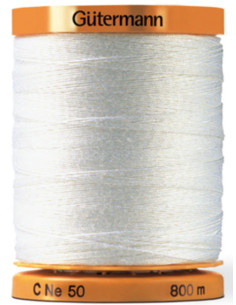 Linha de costura Gütermann algodão 800 m