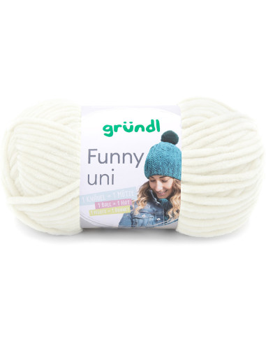 Fil chenille Funny uni Gründl