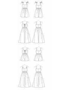 Molde de vestidos, macacão curto e macacão - McCall's 7778 2