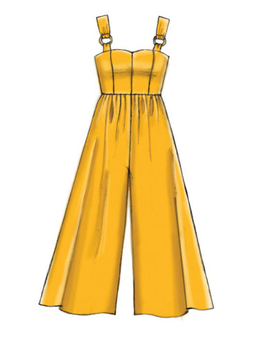 Molde de vestidos, macacão curto e macacão - McCall's 7778