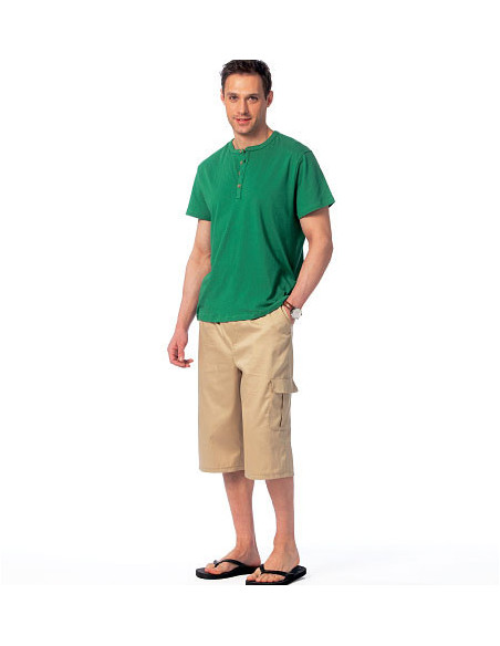 Molde de regatas, t-shirts e shorts - McCall's 6973