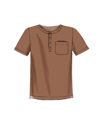 Molde de regatas, t-shirts e shorts - McCall's 6973