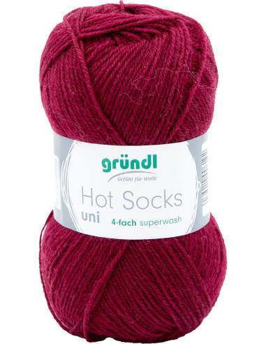 Lã para meias Hot Socks uni 50 Gründl