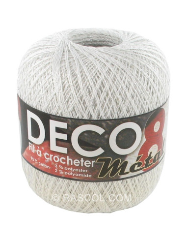 Algodão déco 8 lurex
