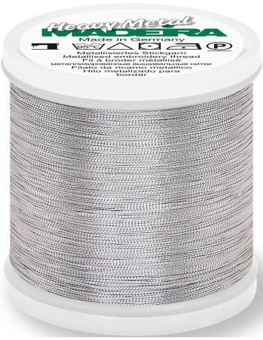 Fil à broder Madeira Metallic Heavy Metal 200 m