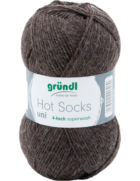 Lã para meias Hot Socks uni 50 Gründl