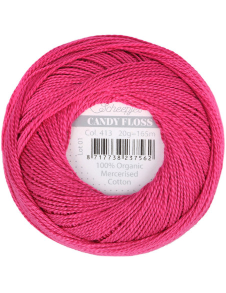 Fio de algodão perlé Scheepjes Candy Floss