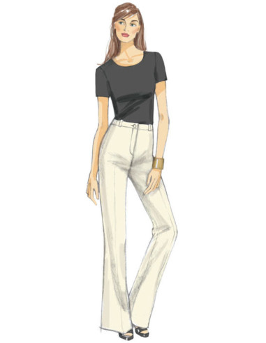 Molde de calça - Vogue 9181