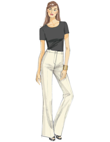 Molde de calça - Vogue 9181