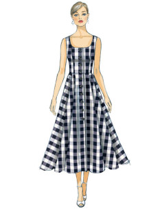 Molde de vestido - Vogue 9182 2