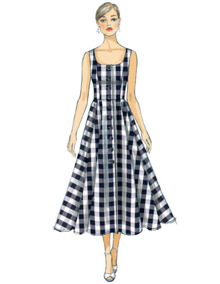 Molde de vestido - Vogue 9182
