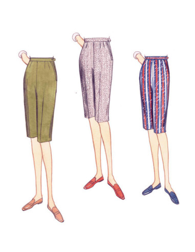 Molde de calções e calças - Vogue 9189