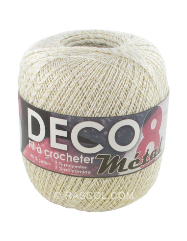 Algodão déco 8 lurex