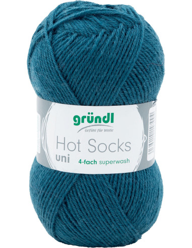 Lã para meias Hot Socks uni 50 Gründl