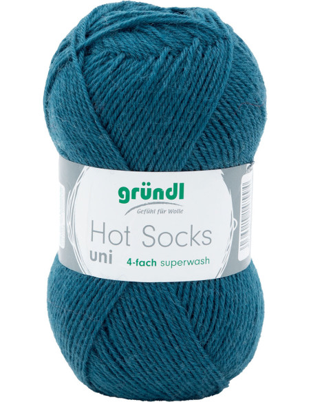 Lã para meias Hot Socks uni 50 Gründl