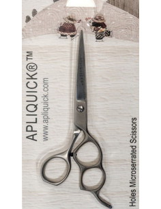 Tesoura microdentada Apliquick ® 3 furos