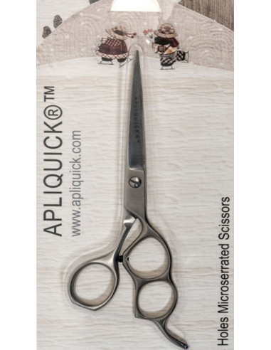 Tesoura microdentada Apliquick ® 3 furos
