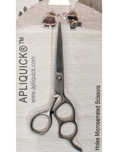 Tesoura microdentada Apliquick ® 3 furos