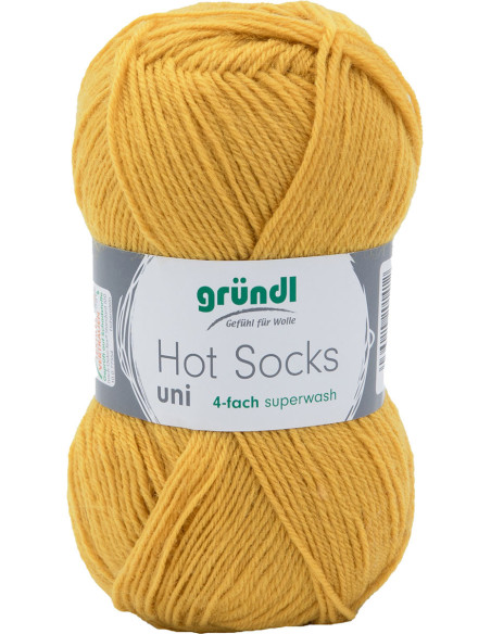 Lã para meias Hot Socks uni 50 Gründl