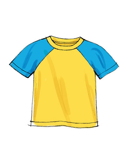 Molde de camisa, blusa, calções - McCall's 6548