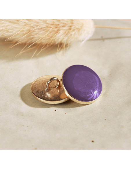 Botão Dotty - Majestic Purple
