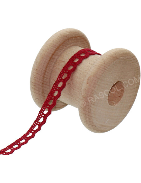 Renda de algodão Basic - Vermelho